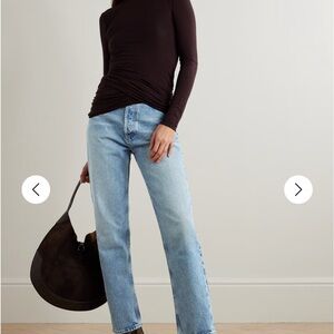 Agolde  High Rise Straight Force Jeans Size 23 Aritzia 90’s